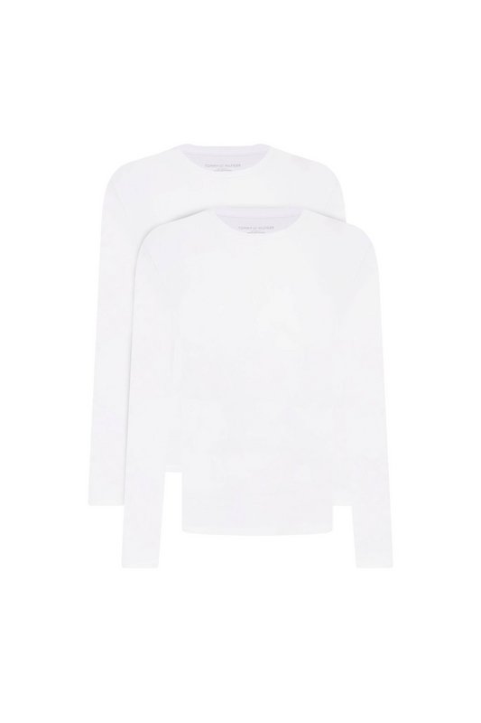 TOMMY HILFIGER Bipack Tshirts Manches Longues  -  Tommy Hilfiger - Homme 0WU White/ White 1062817