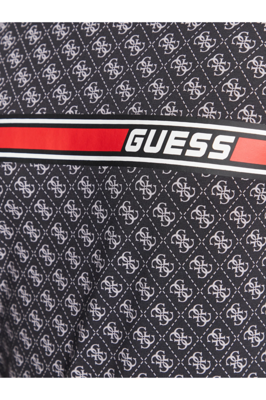 GUESS Tshirt  Monogrammes All - Over  -  Guess Jeans - Homme P9QC 4G AOP JET BLACK Photo principale
