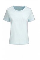 GUESS T Shirt  Logo Brod  -  Guess Jeans - Femme A70J CELESTITE