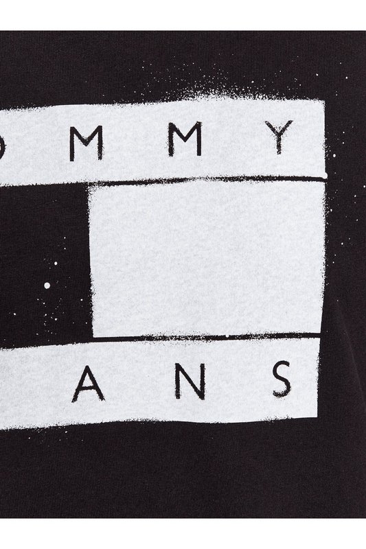 TOMMY JEANS Tshirt Gros Logo Print  -  Tommy Jeans - Homme BDS Black Photo principale