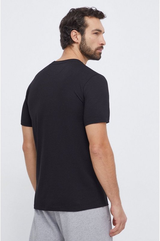 GUESS Tshirt 100% Coton Gros Logo Print  -  Guess Jeans - Homme Jet Black A996 Photo principale