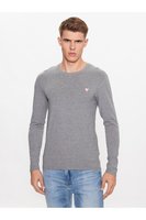 GUESS Tshirt Ml Basique Stretch  -  Guess Jeans - Homme MRH Marble Heather