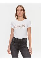 GUESS Tshirt 100% Coton  -  Guess Jeans - Femme G011 Pure White