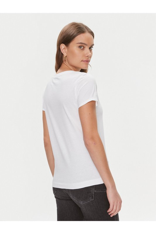 GUESS Tshirt 100% Coton  -  Guess Jeans - Femme G011 Pure White Photo principale