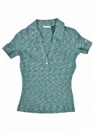 GUESS Top Stretch Chin  -  Guess Jeans - Femme F88S GREEN SPACE DYE