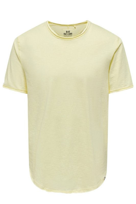 ONLY & SONS Tshirt Basique Long  -  Only&sons - Homme Pear Sorbet 1063032