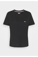 TOMMY JEANS Tshirt Logo 100% Coton Bio  -  Tommy Jeans - Femme BDS Black