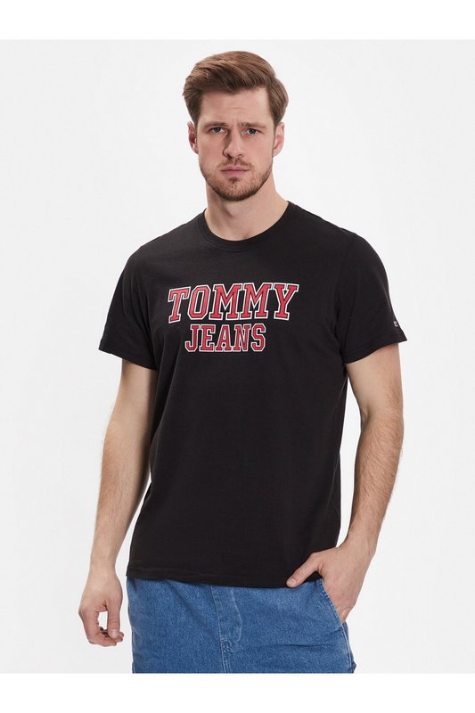 TOMMY JEANS Tshirt Print Gros Logo  -  Tommy Jeans - Homme BDS Black Photo principale