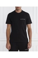 CALVIN KLEIN Tshirt Basique 100%coton  -  Calvin Klein - Homme BEH Ck Black