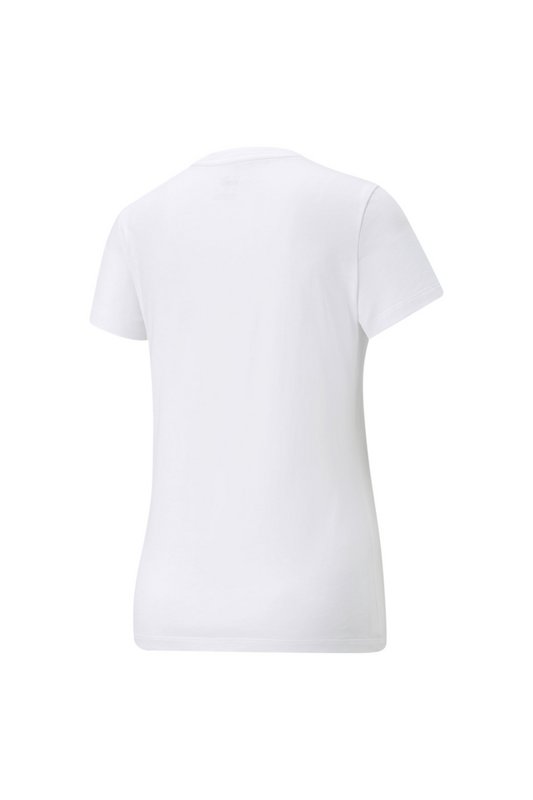 PUMA Tshirt Logo Print  -  Puma - Femme PUMA WHITE-SILVER METALLIC Photo principale