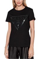 GUESS Tshirt Logo Iconique Imprim  -  Guess Jeans - Femme Jet Black A996