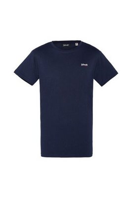 SCHOTT Tshirt Coton Logo Brod  -  Schott - Homme NAVY