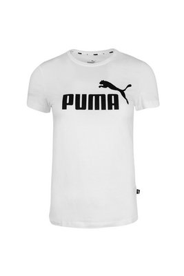 PUMA Tshirt Regular Fit  Logo Print  -  Puma - Femme PUMA WHITE