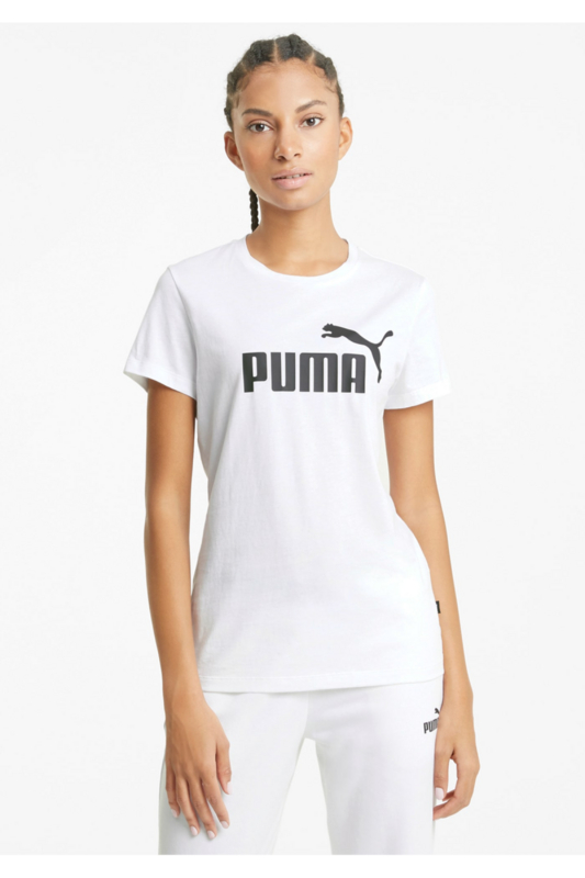 PUMA Tshirt Regular Fit  Logo Print  -  Puma - Femme PUMA WHITE Photo principale
