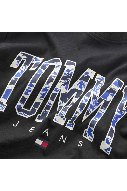 TOMMY JEANS Tshirt Coton 100% Coton  -  Tommy Jeans - Homme BDS Black Photo principale