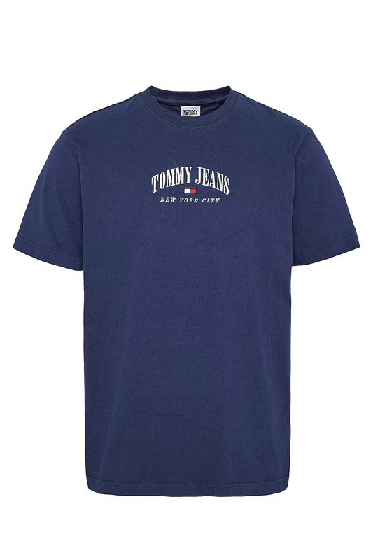 TOMMY HILFIGER Tee Shirt Coton Logo  -  Tommy Hilfiger - Homme C87 NAVY BLUE Photo principale
