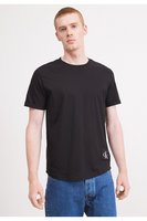 CALVIN KLEIN Tshirt Regular Fit Patch Ck  -  Calvin Klein - Homme BEH Ck Black