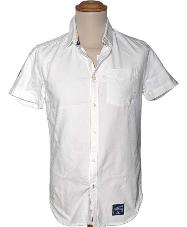 SUPERDRY SECONDE MAIN Chemise Manches Courtes Blanc 1065423