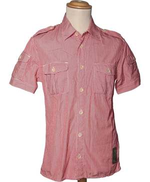 G-STAR Chemise Manches Courtes Rouge
