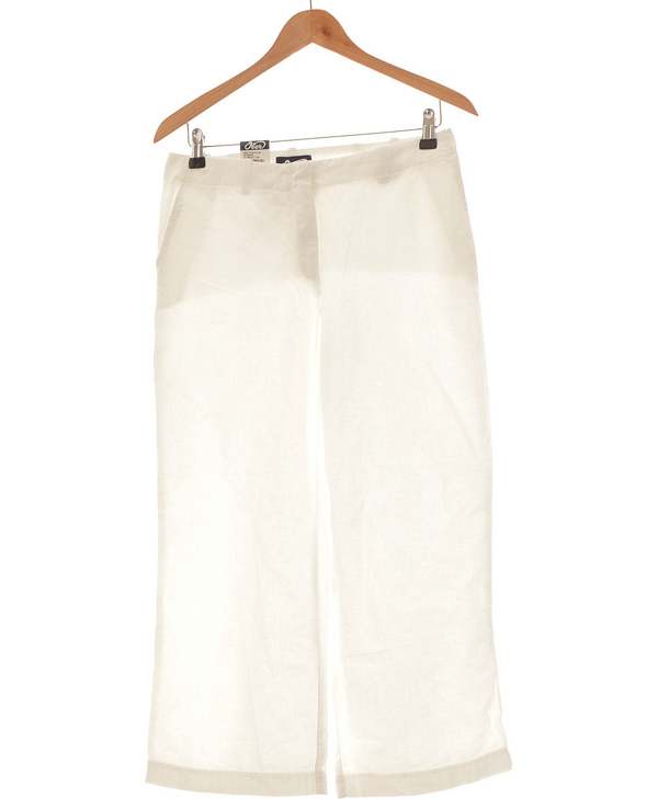 OBER Pantalon Bootcut Femme Blanc