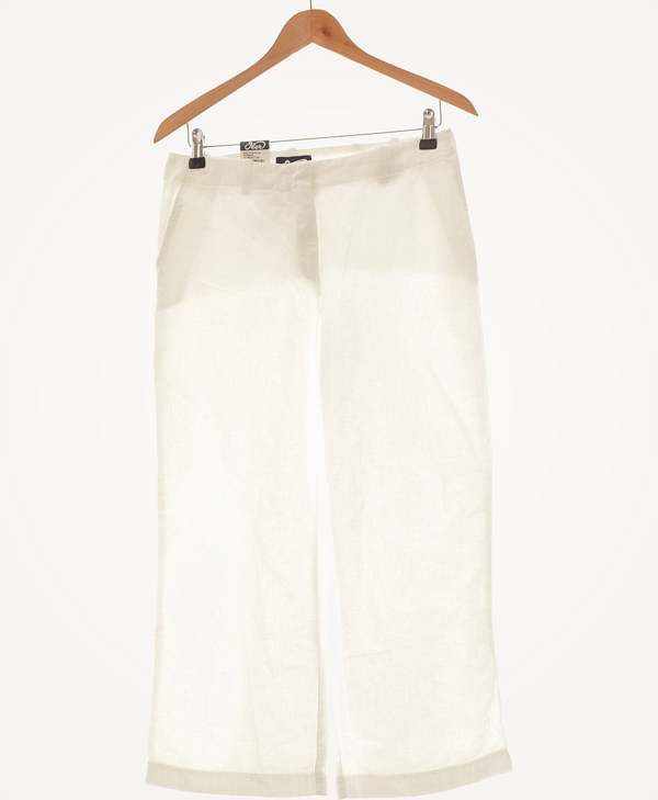 OBER Pantalon Bootcut Femme Blanc Photo principale