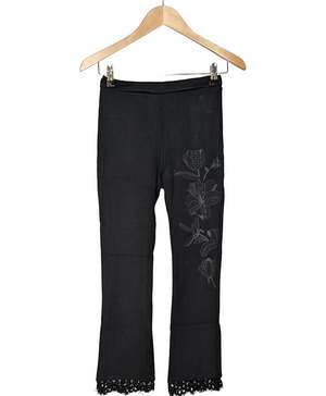 DESIGUAL Pantalon Bootcut Femme Noir