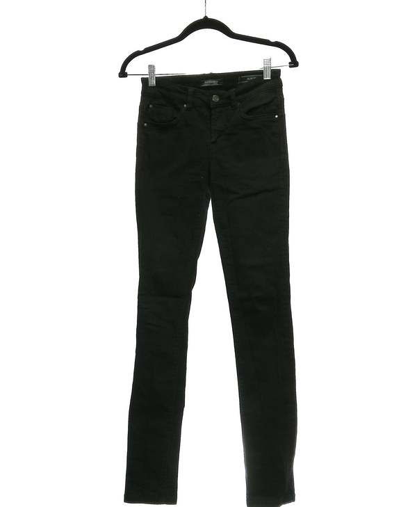 BONOBO SECONDE MAIN Pantalon Slim Femme Noir 1072211