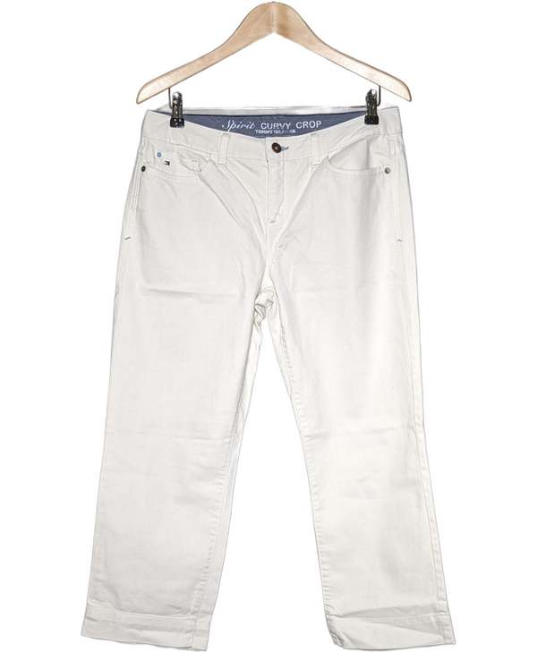 TOMMY HILFIGER SECONDE MAIN Pantalon Droit Femme Blanc 1072356