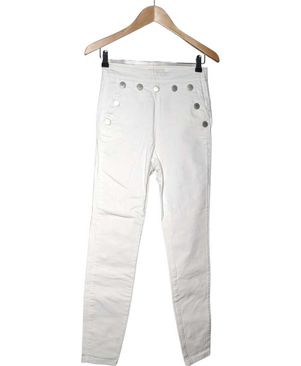 MAJE SECONDE MAIN Pantalon Slim Femme Blanc 1072735