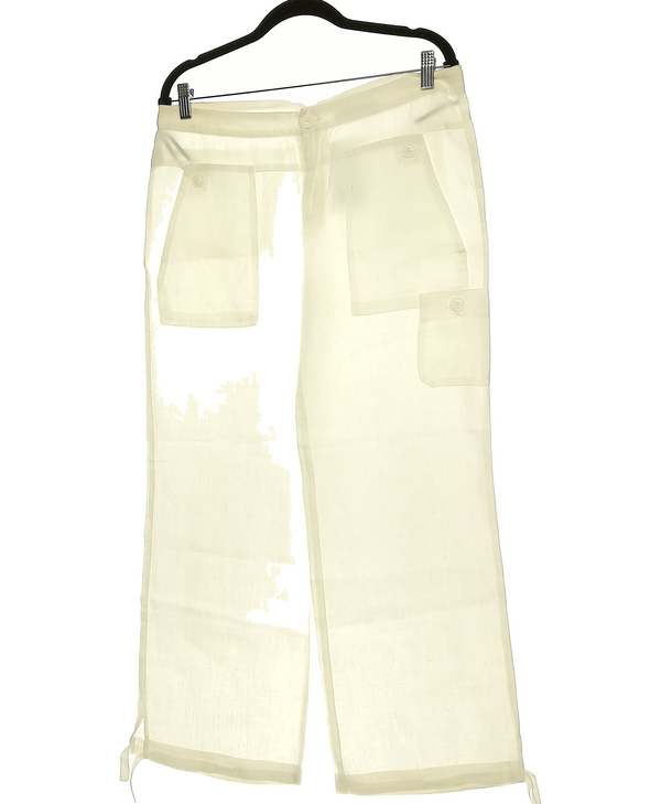 COMPTOIR DES COTONNIERS SECONDE MAIN Pantalon Droit Femme Blanc 1072758