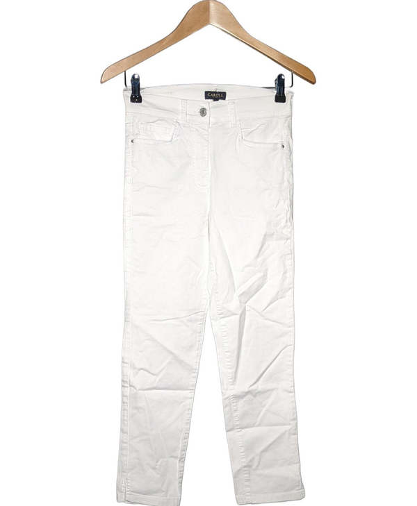 CAROLL SECONDE MAIN Pantalon Slim Femme Blanc 1072991