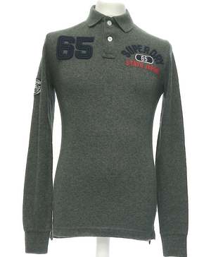 SUPERDRY Polo Homme Gris