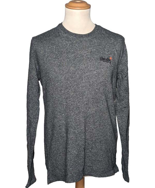 SUPERDRY SECONDE MAIN Pull Homme Gris 1073398