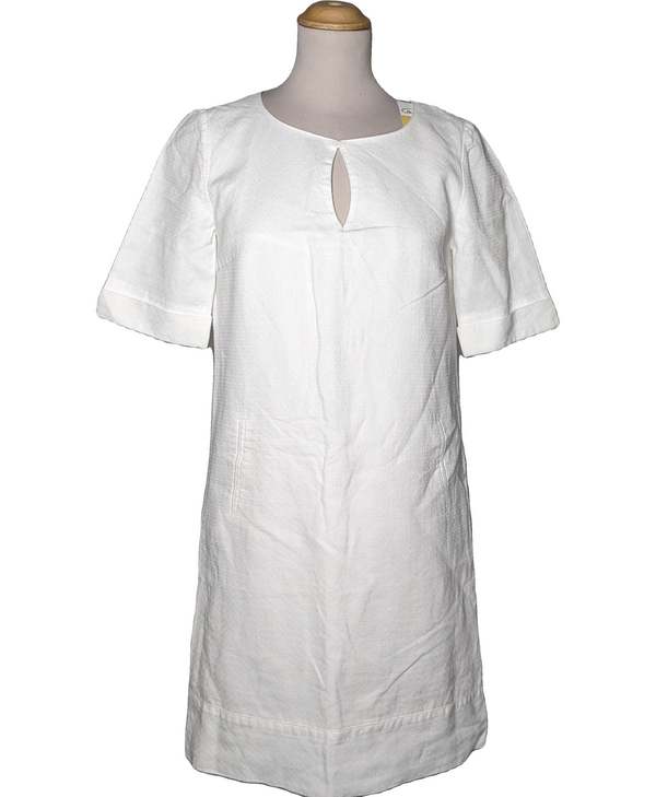 CAROLL SECONDE MAIN Robe Courte Blanc 1074375