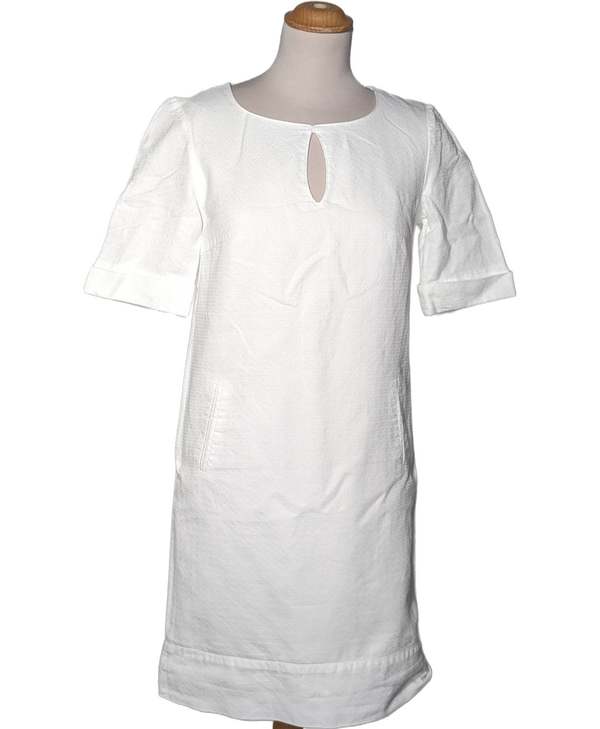 CAROLL SECONDE MAIN Robe Courte Blanc 1074798