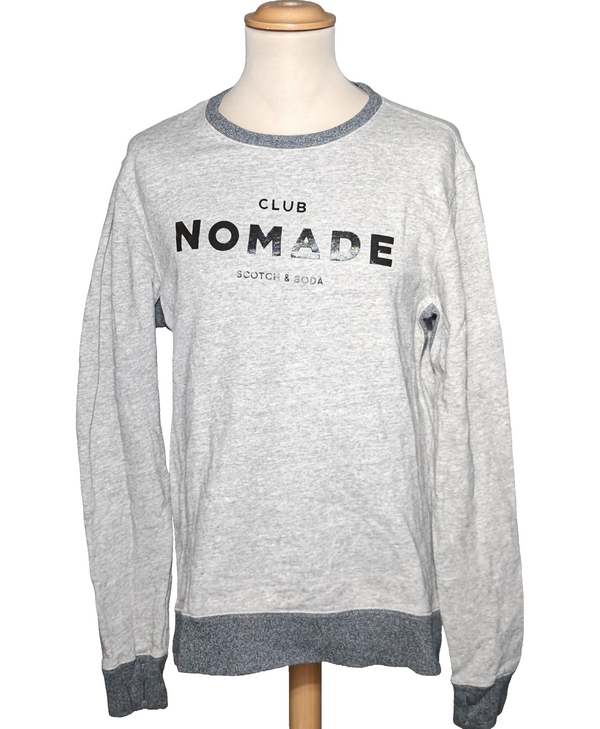SCOTCH AND SODA Sweat Homme Gris Photo principale