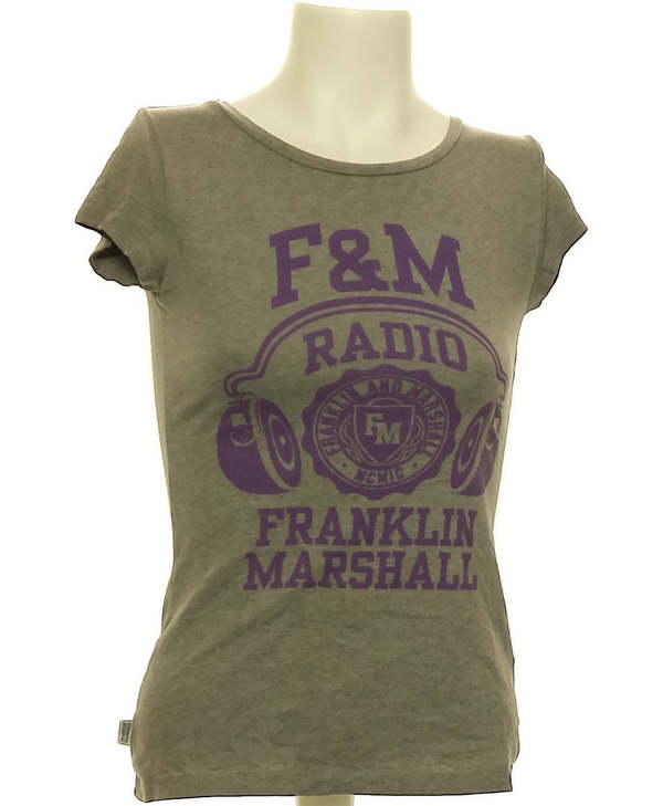 FRANKLIN ET MARSHALL SECONDE MAIN Top Manches Courtes Gris 1079302
