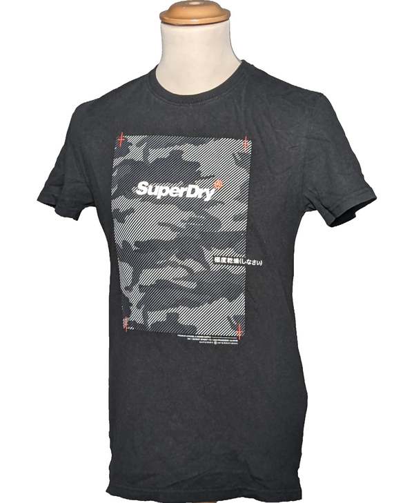SUPERDRY SECONDE MAIN T-shirt Manches Courtes Noir 1079337