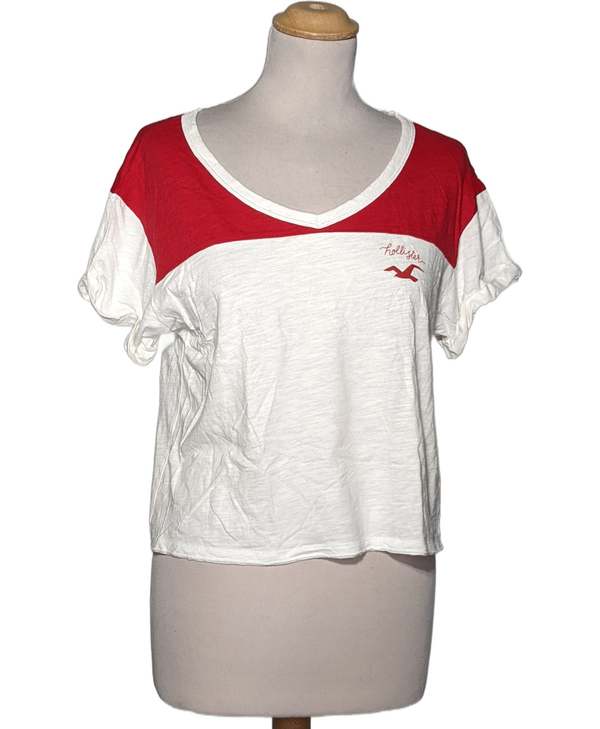 HOLLISTER SECONDE MAIN Top Manches Courtes Blanc 1079345