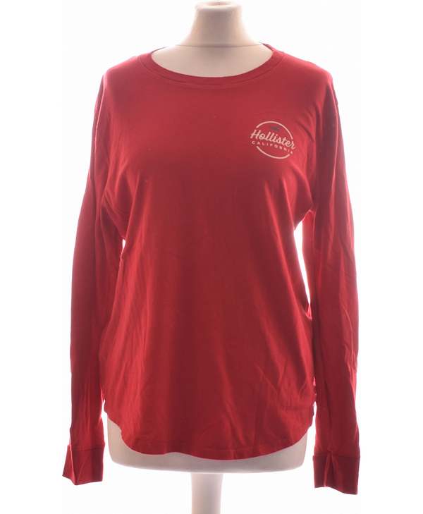 HOLLISTER SECONDE MAIN Top Manches Longues Rouge 1079656