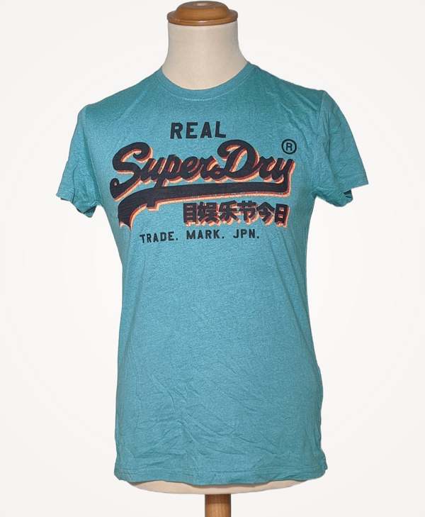 SUPERDRY T-shirt Manches Courtes Bleu Photo principale