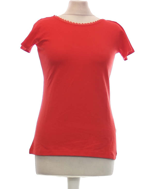 SEZANE SECONDE MAIN Top Manches Courtes Rouge 1080000