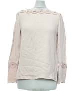 MASSIMO DUTTI Top Manches Longues Rose