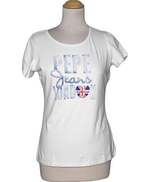 PEPE JEANS LONDON Top Manches Courtes Blanc