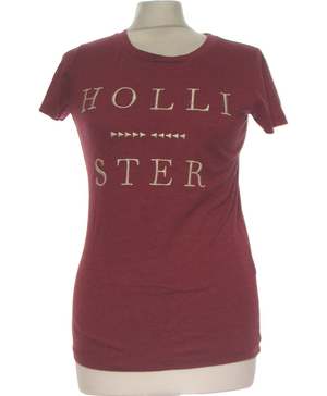 HOLLISTER Top Manches Courtes Rouge