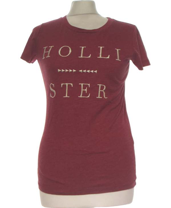 HOLLISTER SECONDE MAIN Top Manches Courtes Rouge 1080325