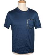 SANDRO T-shirt Manches Courtes Bleu