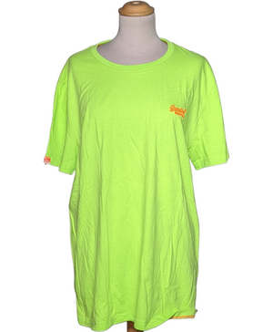 SUPERDRY Top Manches Courtes Vert