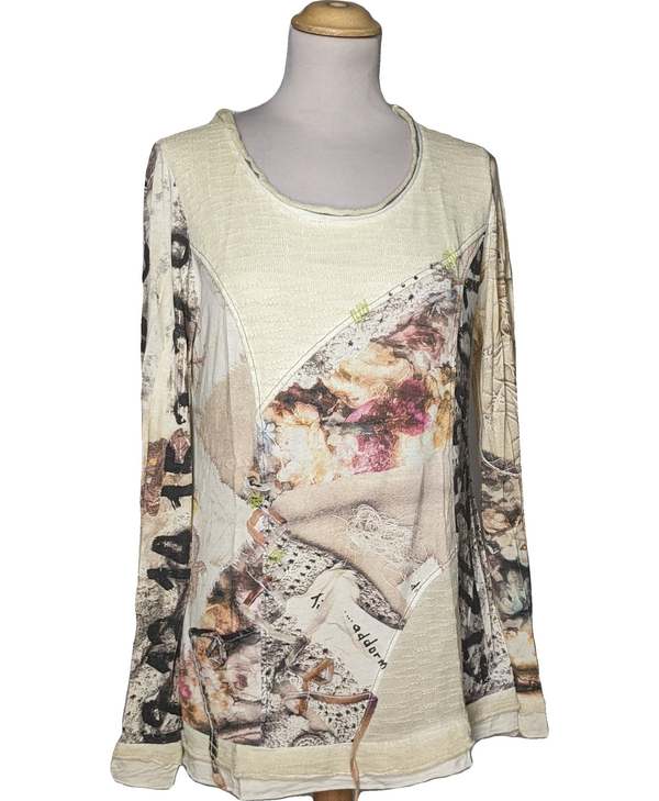 ELISA CAVALETTI SECONDE MAIN Top Manches Longues Beige 1080619
