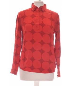 UNIQLO Top Manches Longues Rouge